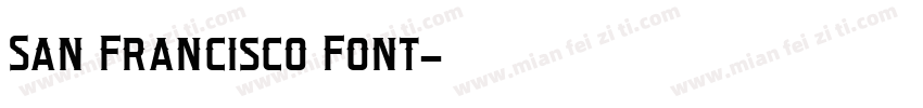 San Francisco Font字体转换